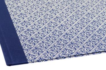 Folder with ribbon blue papeterie schreibweise